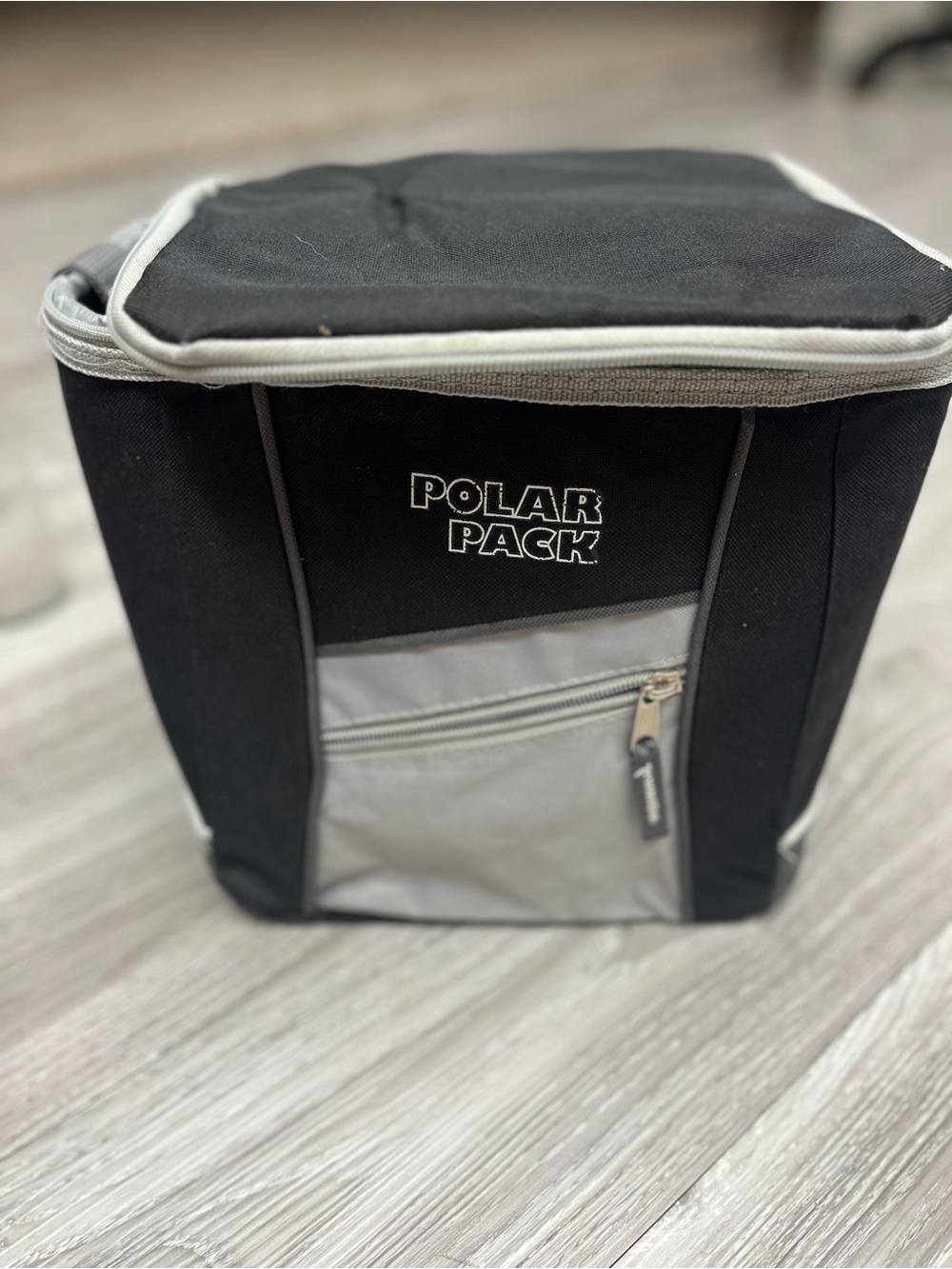 Black & Gray Lunch Cooler Bag